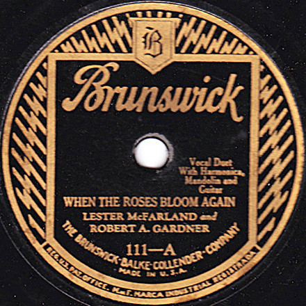 last ned album Lester McFarland And Robert A Gardner - When The Roses Bloom Again Theres No Disappointment In Heaven