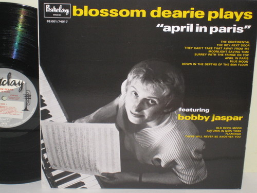 baixar álbum Blossom Dearie Featuring Bobby Jaspar - Blossom Dearie Plays April In Paris