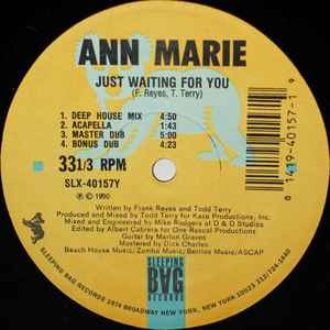 Just Waiting For You - Ann Marie