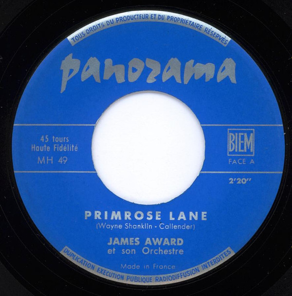 télécharger l'album James Award Et Son Orchestre - Primrose Lane