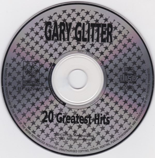 last ned album Gary Glitter - 20 Greatest Hits