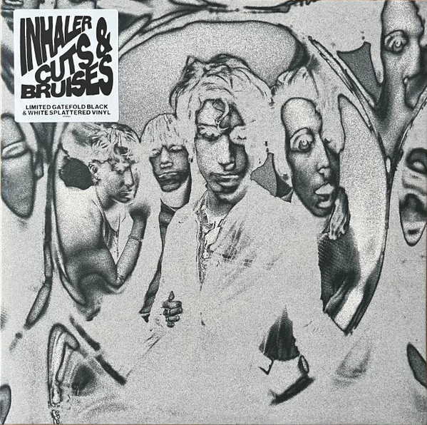 Inhaler – Cuts & Bruises (2023, Gatefold, Black & White Splattered