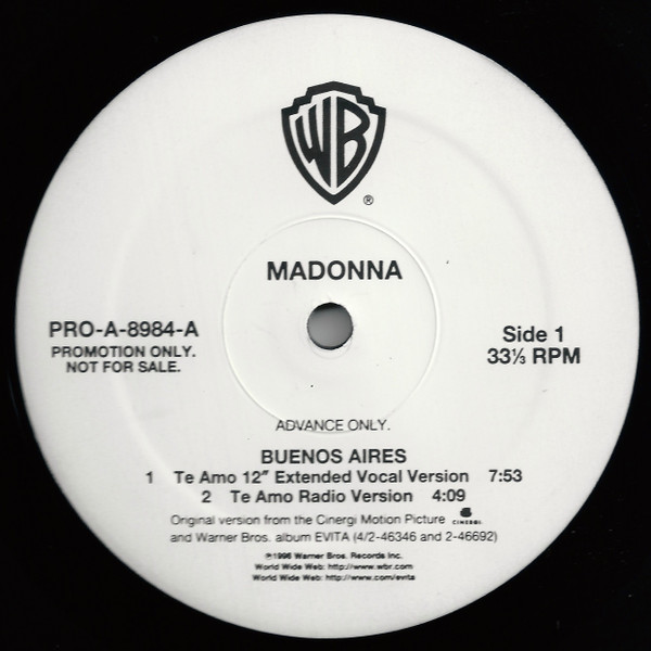 Madonna - Buenos Aires | Releases | Discogs