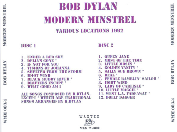 baixar álbum Bob Dylan - Modern Minstrel