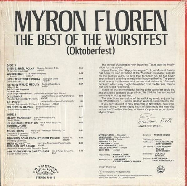 ladda ner album Myron Floren - The Best Of The Wurstfest Oktoberfest