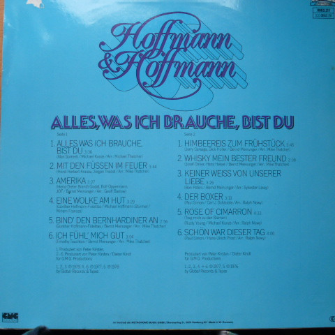 lataa albumi Hoffmann & Hoffmann - Alles Was Ich Brauche Bist Du