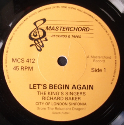descargar álbum The King's Singers - Lets Begin Again
