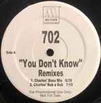 Cover of You Don't Know - (Remixes), 1999, Vinyl