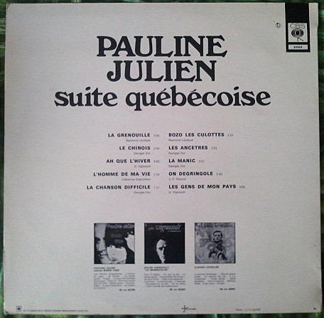 télécharger l'album Pauline Julien - Suite Québécoise