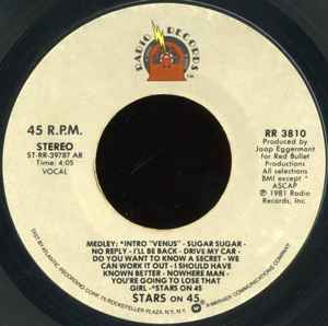 Stars On 45 – Stars On 45 (1981, AR, Vinyl) - Discogs
