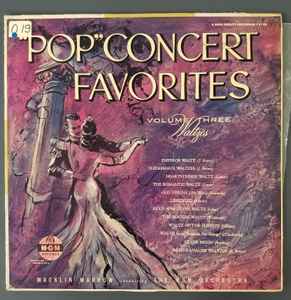 Macklin Marrow - "Pop" Concert Favorites Volume Three: Waltzes album cover
