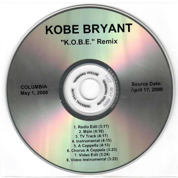 Kobe Bryant Featuring Tyra Banks – K.O.B.E. (2000, CD) - Discogs