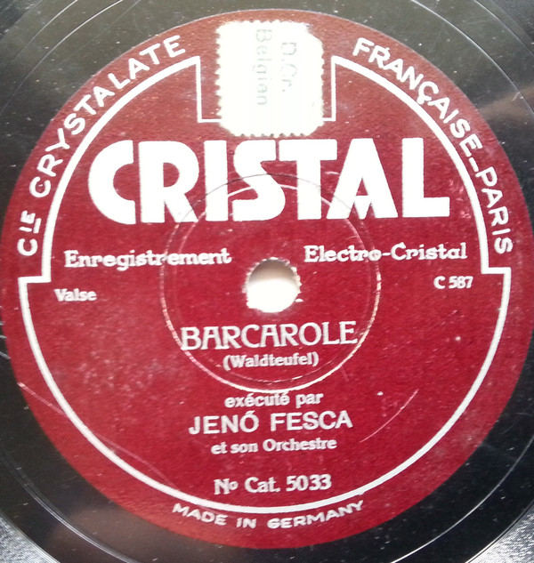 télécharger l'album Jenö Fesca Et Son Orchestre - Barcarole Très Jolie