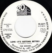 The Groove - Love (It's Getting Better) | Releases | Discogs