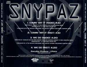 Snypaz - Comin' Wit It | Releases | Discogs