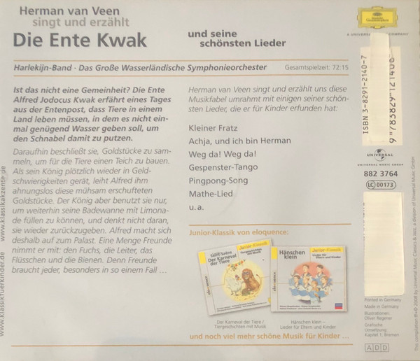 lataa albumi Herman van Veen - Die Ente Kwak