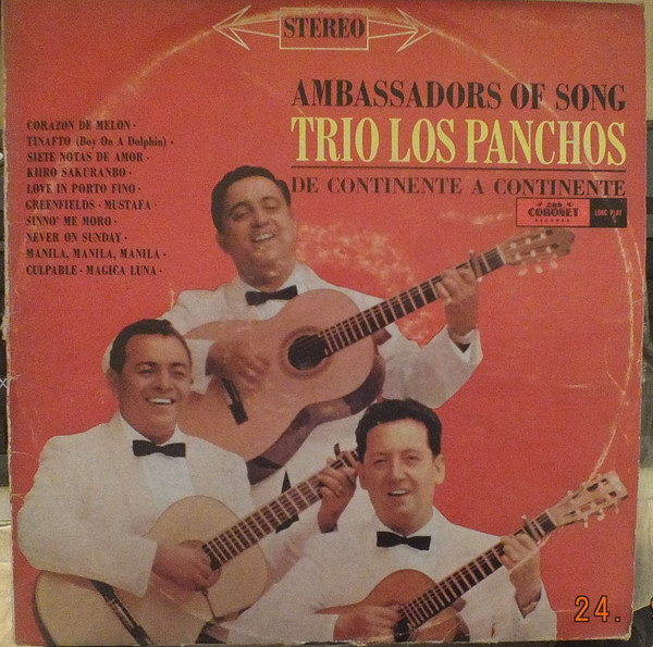 Trio Los Panchos – Ambassadors Of Song (1961, Vinyl) - Discogs