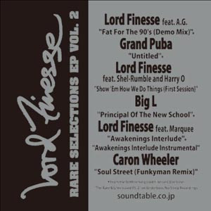 Lord Finesse – Rare Selections EP Vol. 2 (2008, Vinyl) - Discogs