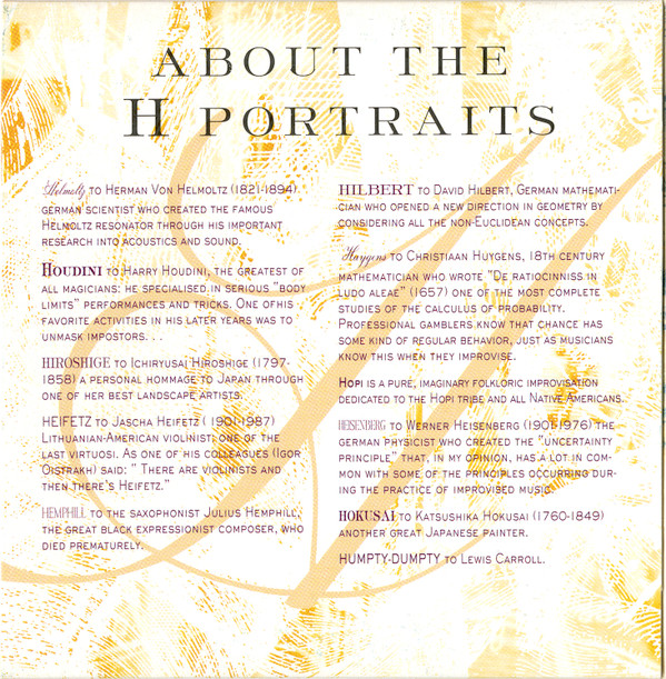 lataa albumi Gianni Gebbia - H Portraits