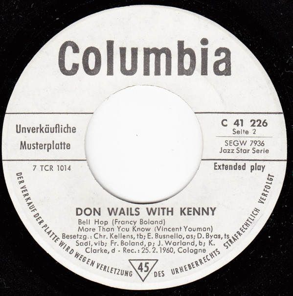 last ned album Don Byas - Don Wails With Kenny