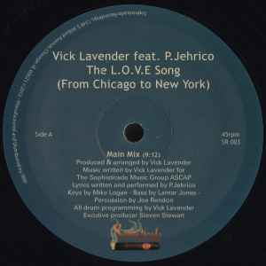 Vick Lavender - The L.O.V.E. Song (From Chicago To New York)