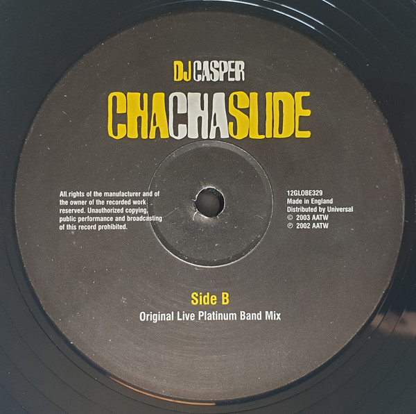 DJ Casper Cha Cha Slide 2003 Vinyl Discogs