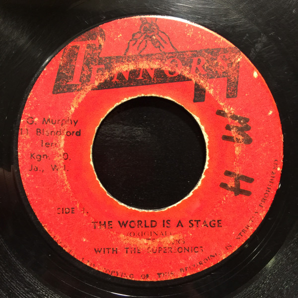 The Tennors With The Supersonics The World Is A Stage / Grandpa 