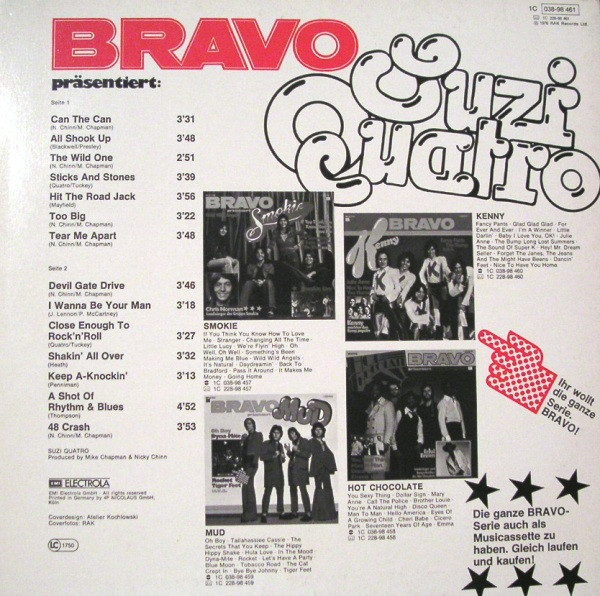 Album herunterladen Suzi Quatro - BRAVO Präsentiert Suzi Quatro