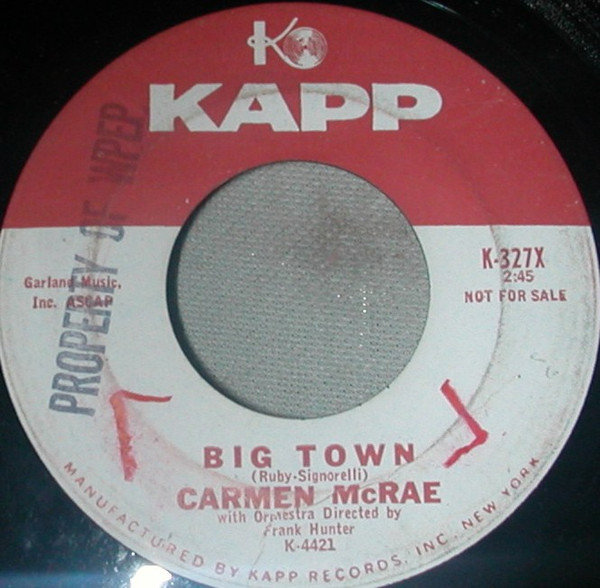 baixar álbum Carmen McRae - What Has She Got Big Town