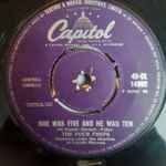 Cover of She Was Five And He Was Ten / The Riddle Of Love, 1959, Vinyl