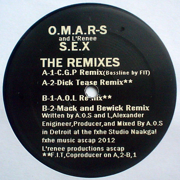 O.m.a.r-S And L'Renee - S.E.X - The Remixes | FXHE Records (FXHE-PUS)