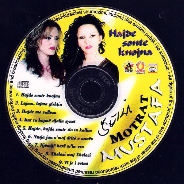 télécharger l'album Download Motrat Mustafa - Hajde Sonte Knojna album