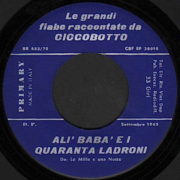 baixar álbum Ciccobotto - Alì Babà E I 40 Ladroni