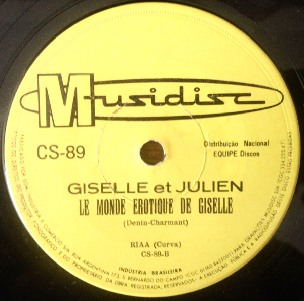 descargar álbum Giselle Et Julien - Je Tadore Le Monde Erotique De Giselle
