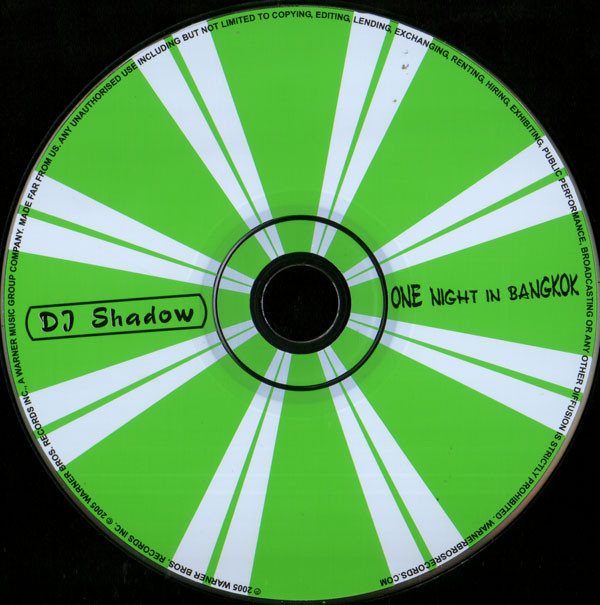 télécharger l'album DJ Shadow - One Night In Bangkok