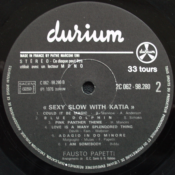ladda ner album Fausto Papetti - Sexy Slow With Katia