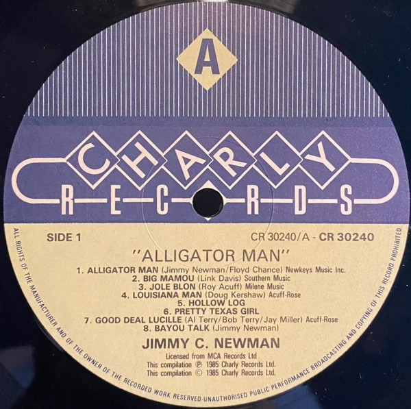 last ned album Jimmy C Newman - Alligator Man
