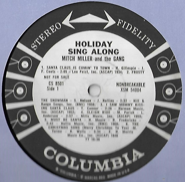 Mitch Miller And The Gang – Holiday Sing Along With Mitch (1961