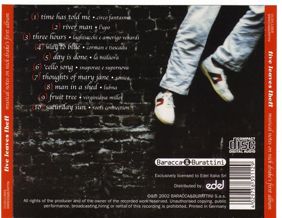 Album herunterladen Various - Five Leaves Theft Musical Notes On Nick Drakes First Album
