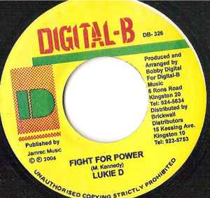 Lukie D - Fight For Power album cover