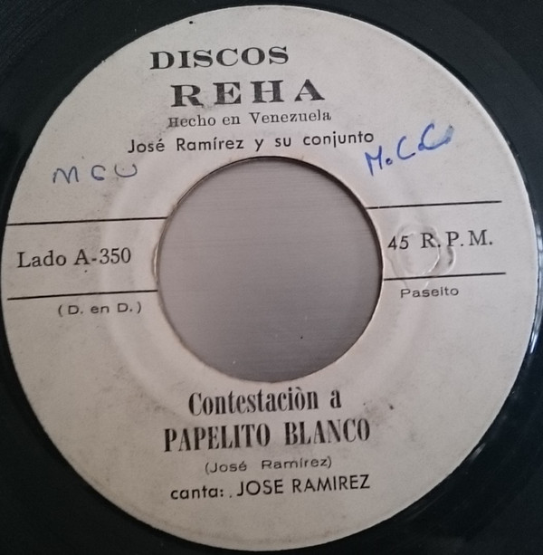 last ned album Jose Ramirez y Su Conjunto - Contestacion A Papelito Blanco Contestacion A Por Ahi Viene El Gavilan