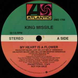 King Missile - My Heart Is A Flower album cover