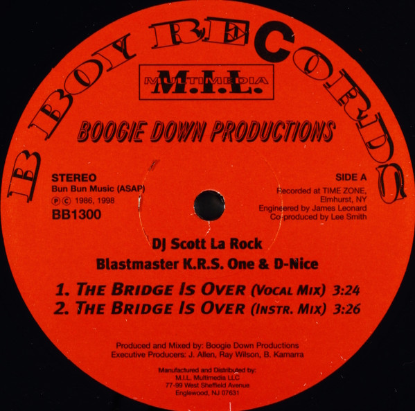 Boogie Down Productions – The Bridge Is Over (1987, Blue Label