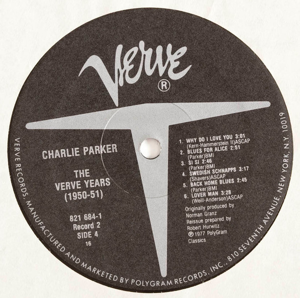 lataa albumi Charlie Parker - The Verve Years 1950 51