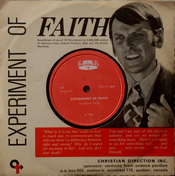 Leighton Ford - L'Expérience De La Foi = Experiment Of Faith | Not On Label (none) - main