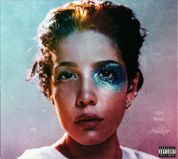 Halsey – Manic (2020, Signed, Clear With Pink And Blue Splatter 