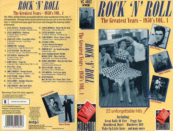 Rock 'N' Roll - The Greatest Years - 1950's Vol.1 (1989