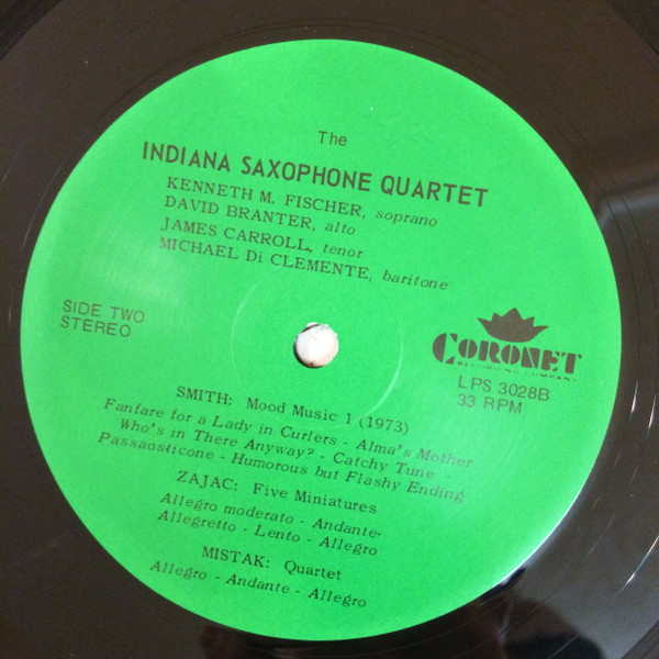 descargar álbum The Indiana Saxophone Quartet - The Indiana Saxophone Quartet