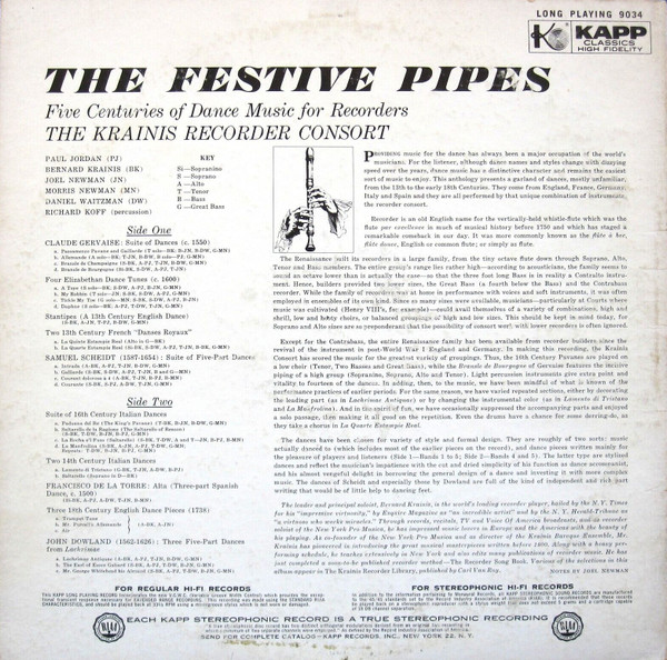 Album herunterladen Krainis Recorder Consort - The Festive Pipes Volume 2