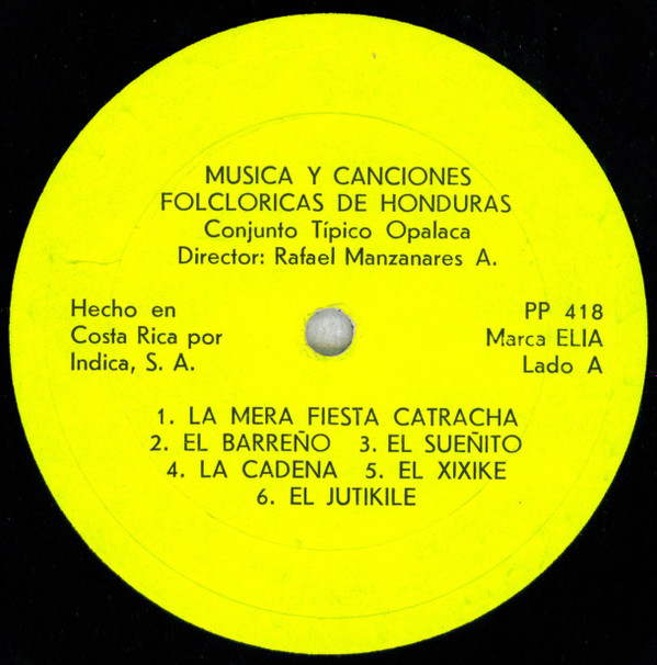 descargar álbum Conjunto Tipico Opalaca - Musica Y Canciones De Honduras